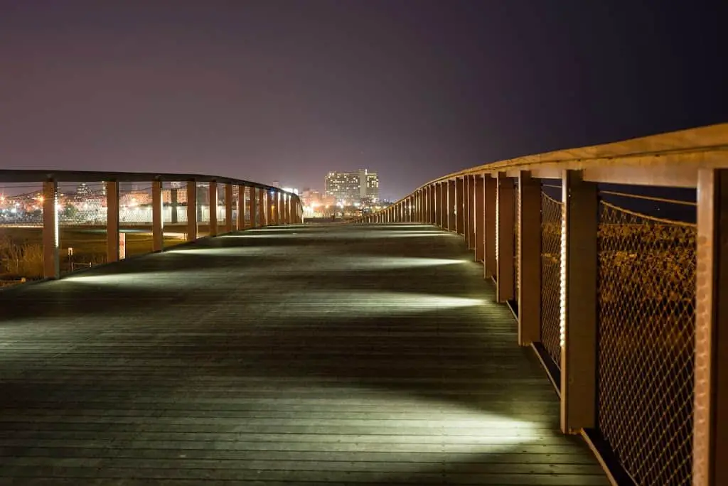 Tel Aviv Promenade at night
