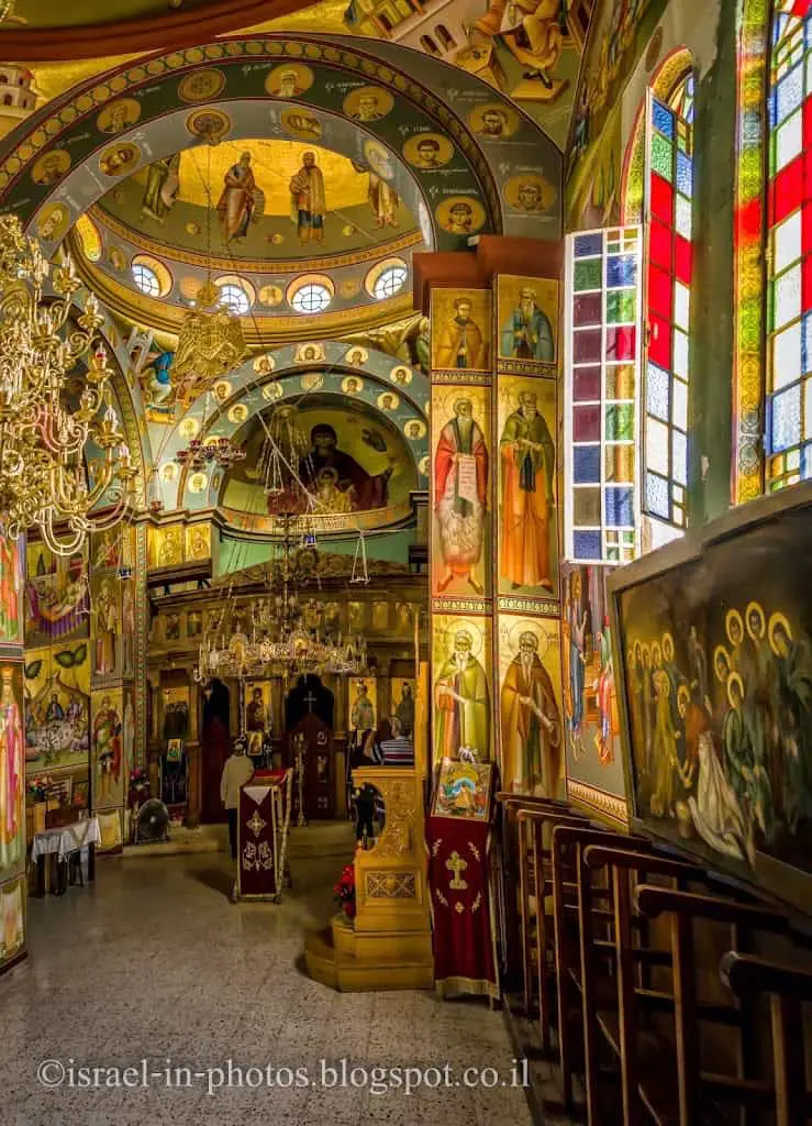 Interior of the Orthodox Church of the Twelve Apostles