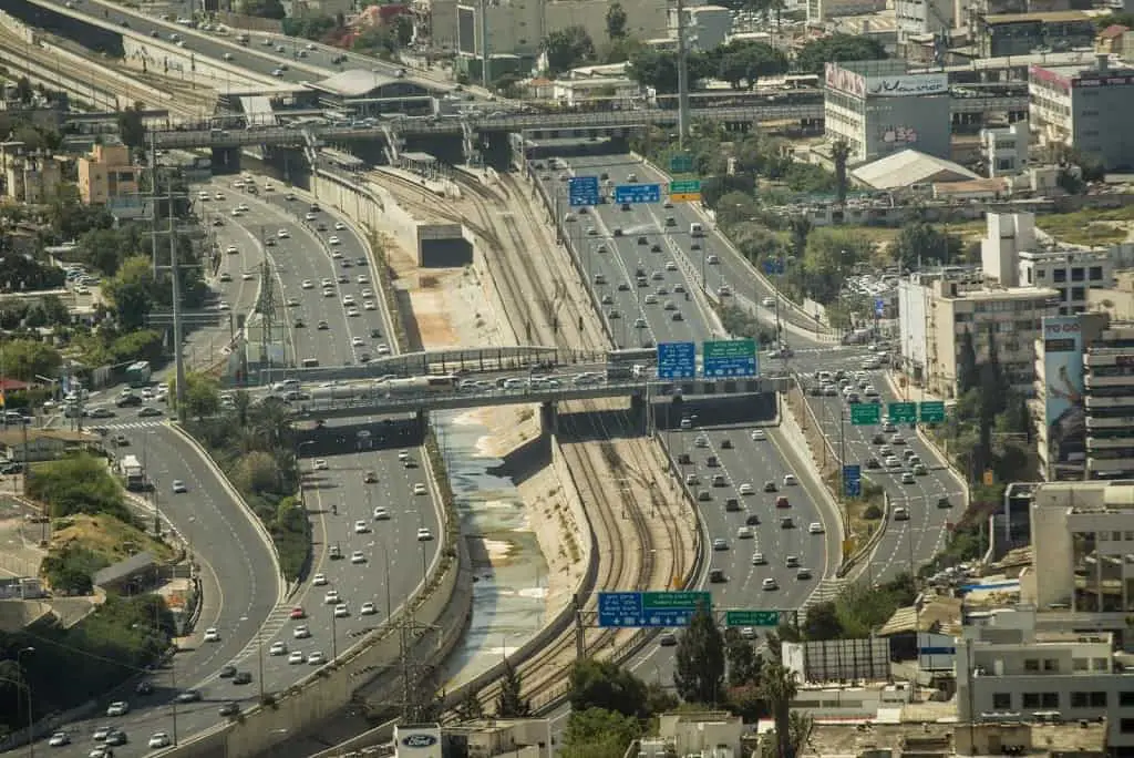 Ayalon Highway - south direction
