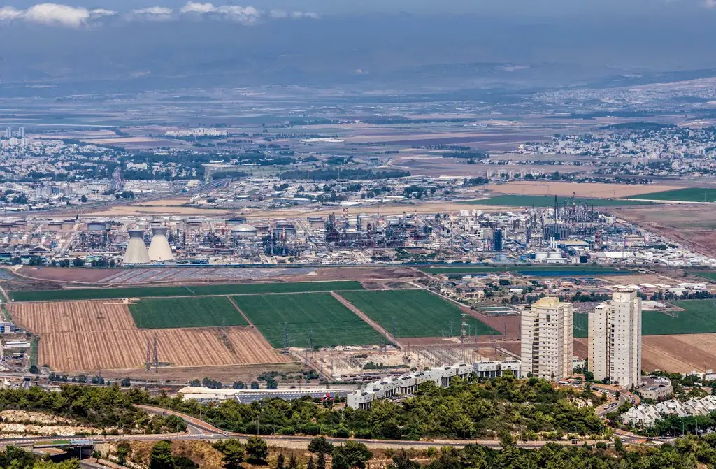 View from Haifa university