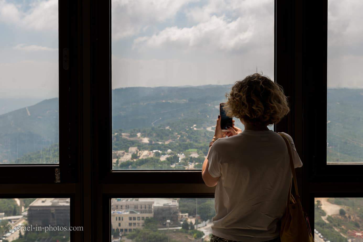 Haifa view from university observation deck