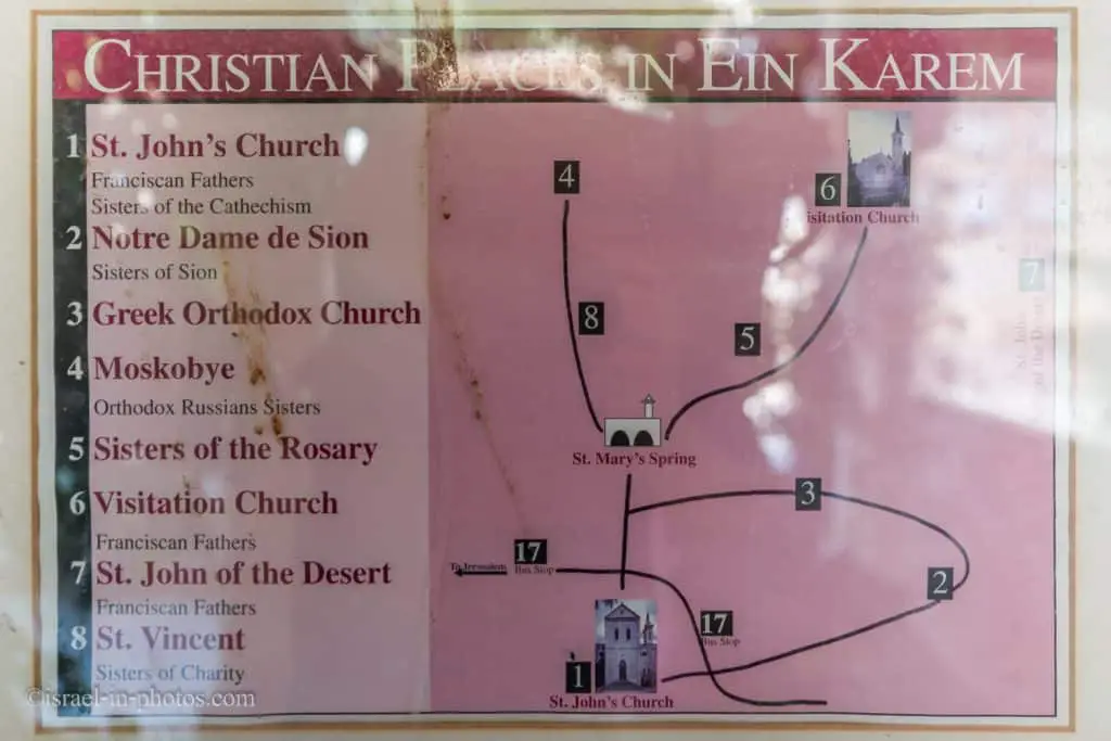 Christian Places in Ein Karem (Ein Kerem)