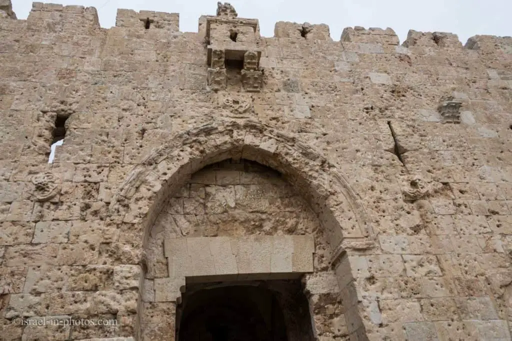 Zion Gate In Jerusalem