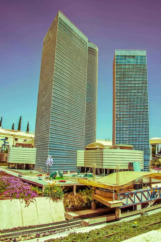 Azrieli Towers at Mini Israel