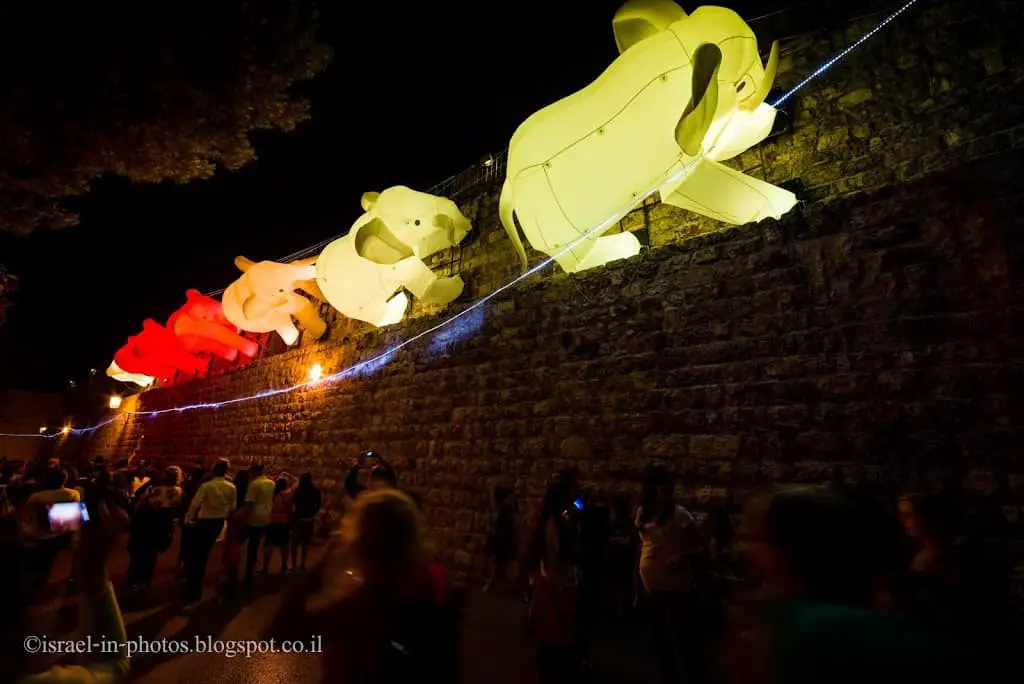 Фестиваль света в Иерусалиме 2014