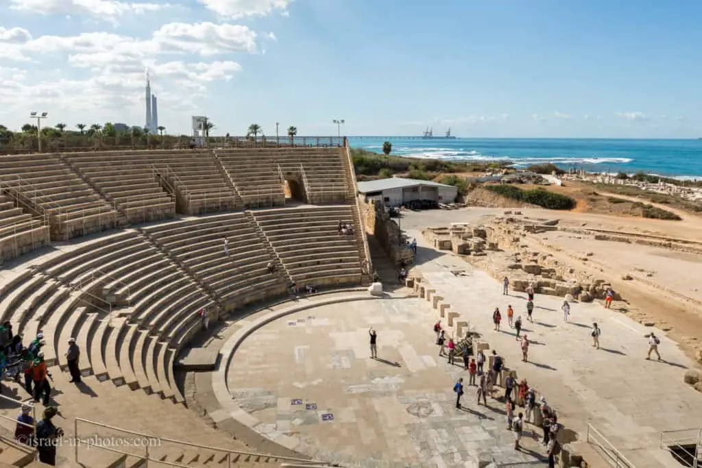 The Roman Theater in Caesarea