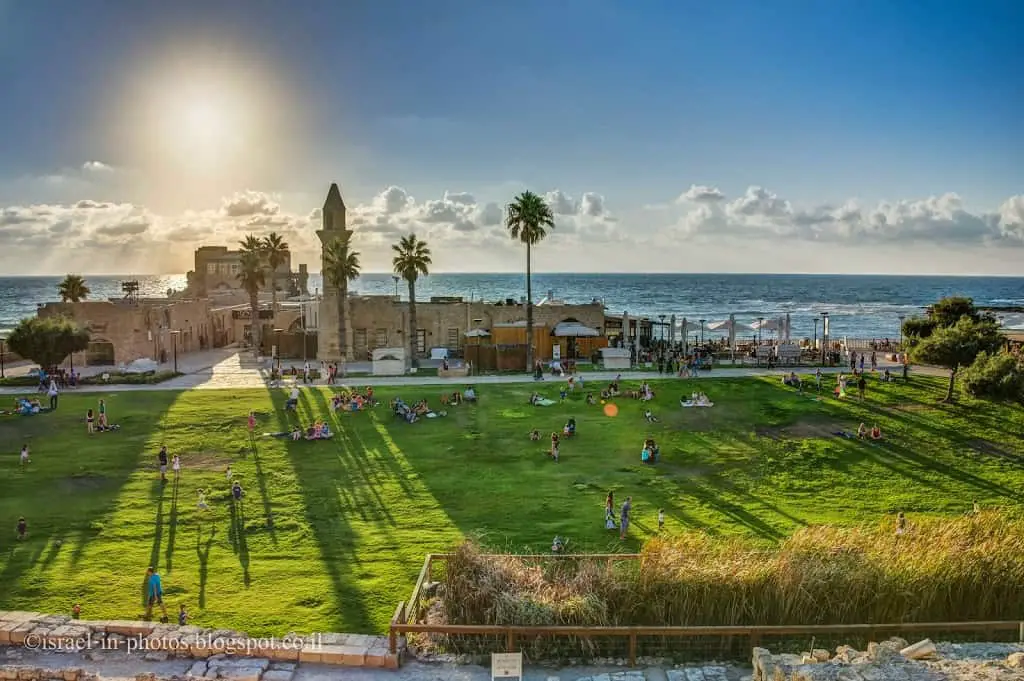 The Bosnian mosque in Caesarea National Park