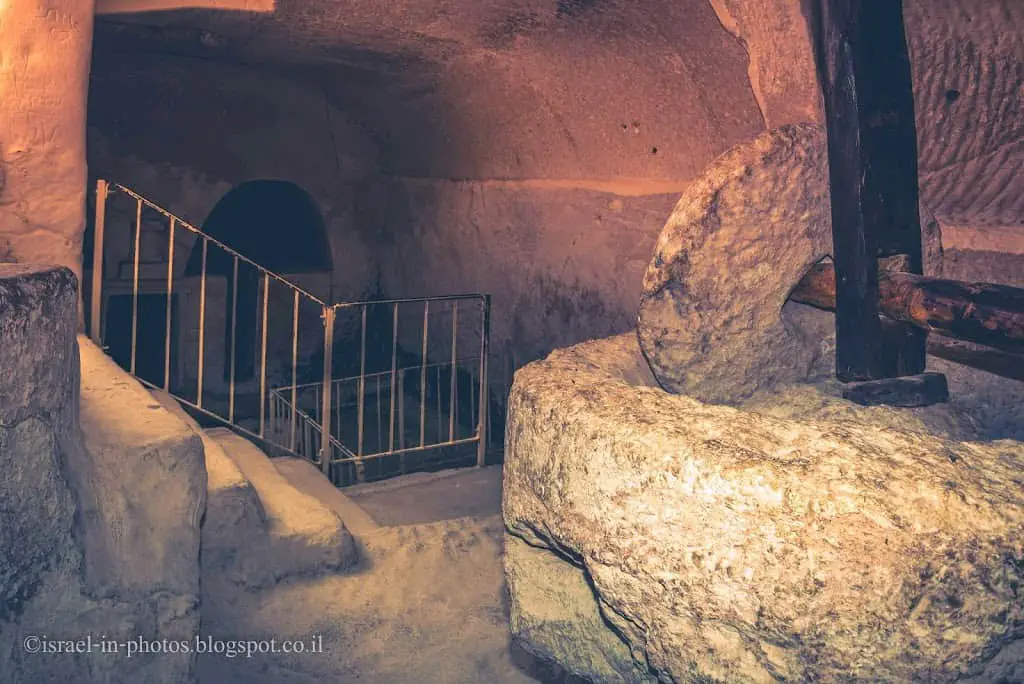 Beit Guvrin National Park - underground Oil Press Cave