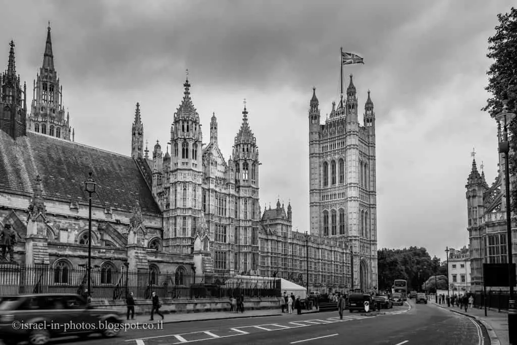 Palace of Westminster with Elizabeth Tower - London