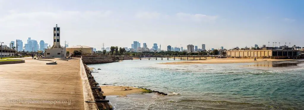 панорама набережной Тель-Авив