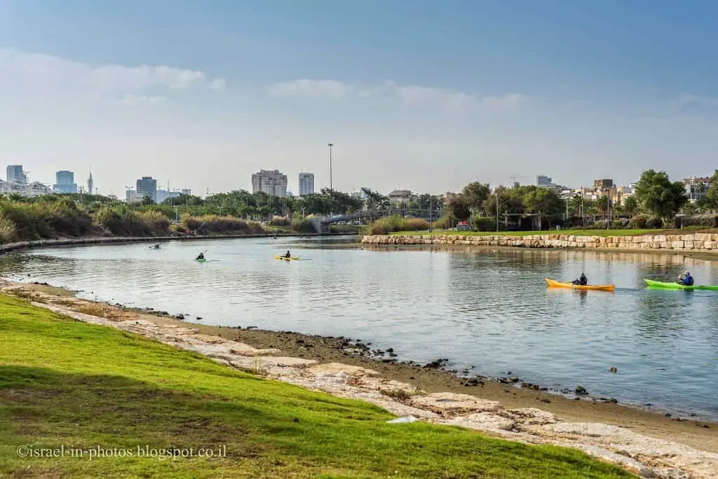 Yarkon river in Tel Aviv