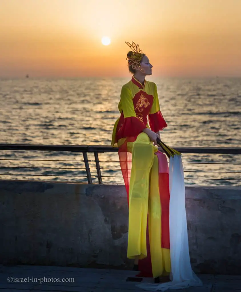 Chinese event at the Tel Aviv Port Market