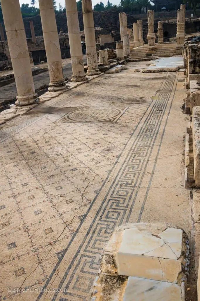 פאלאדיוס רחוב בבית שאן הפארק הלאומי