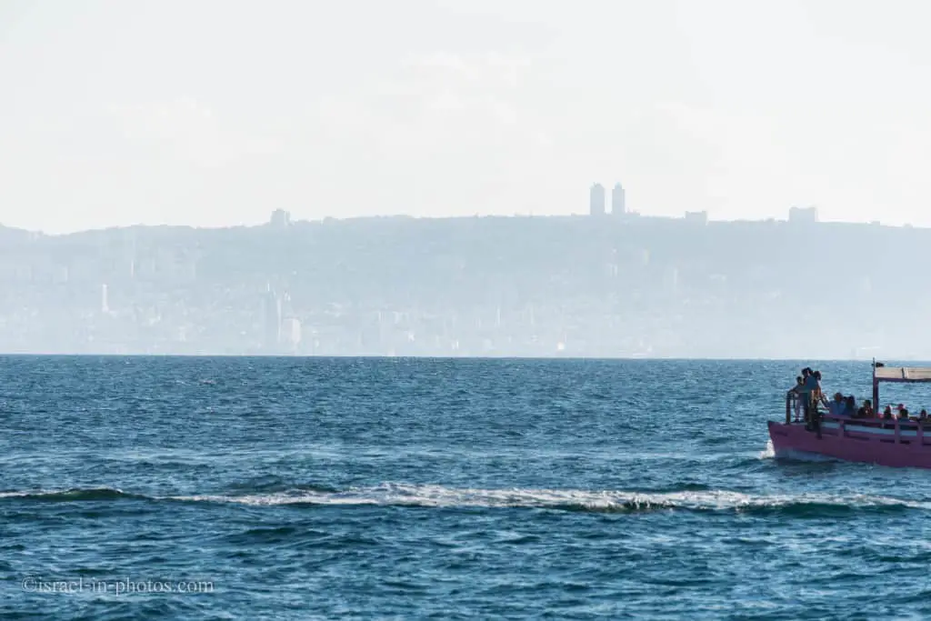 Haifa from Acre port