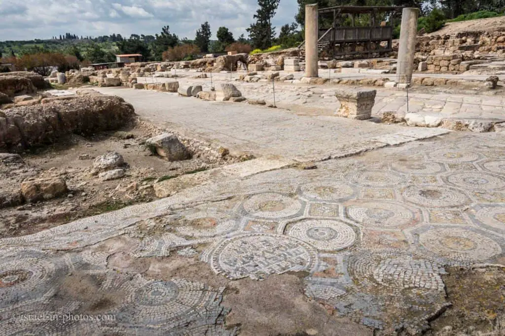 The Cardo at Tzipori (AKA Zippori and Sepphoris) National Park