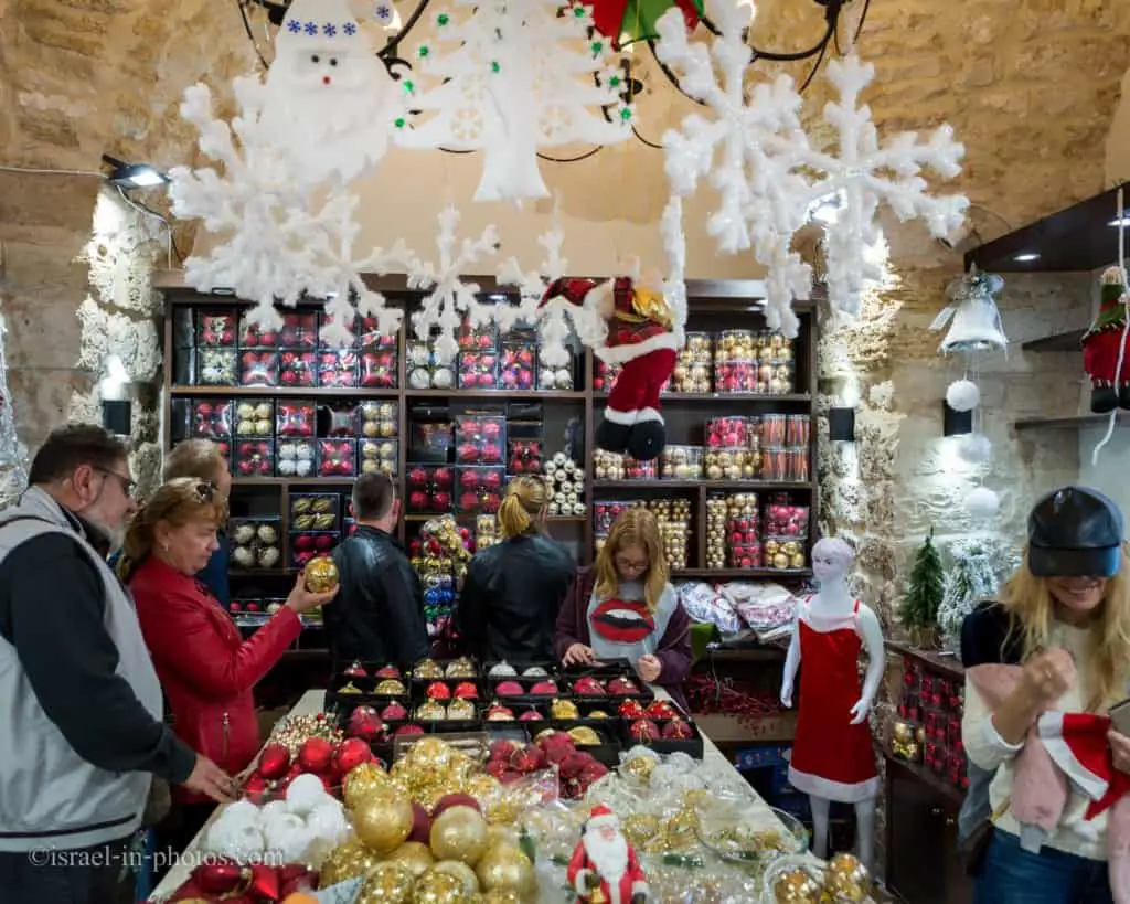 Inside one of the stores
