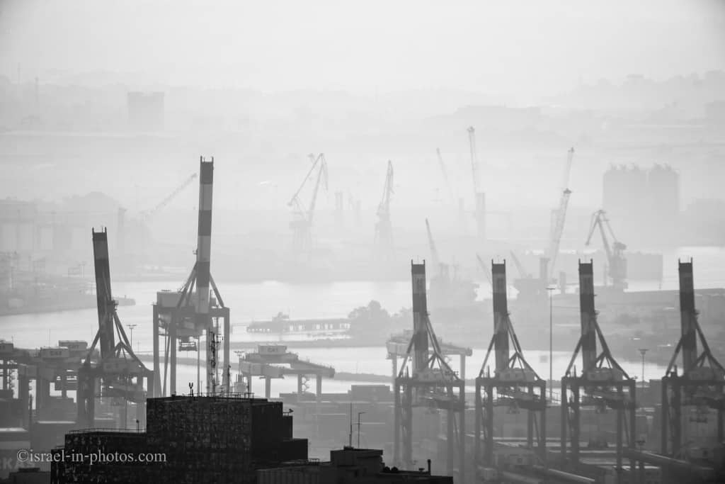 Foggy morning in Haifa