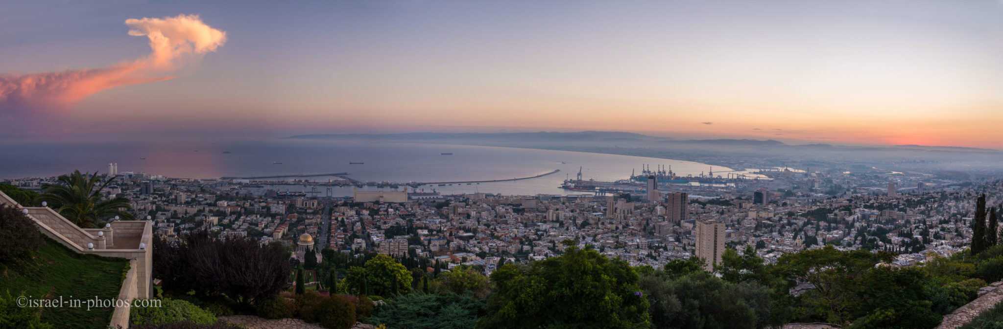 Panorama of Haifa