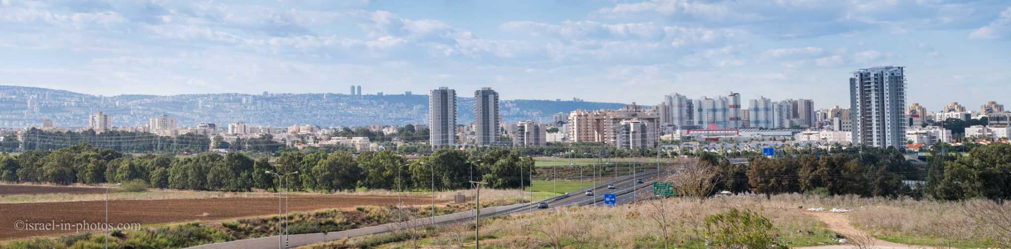 פנורמה חיפה והקריות מתל אפק