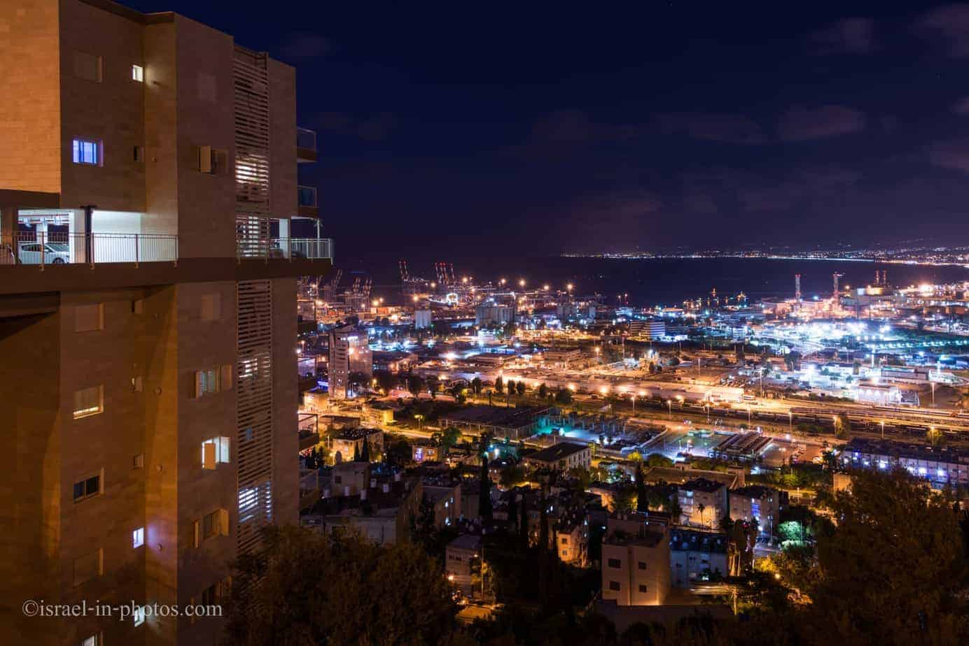 נוף עירוני מנקודת המבט בחיפה
