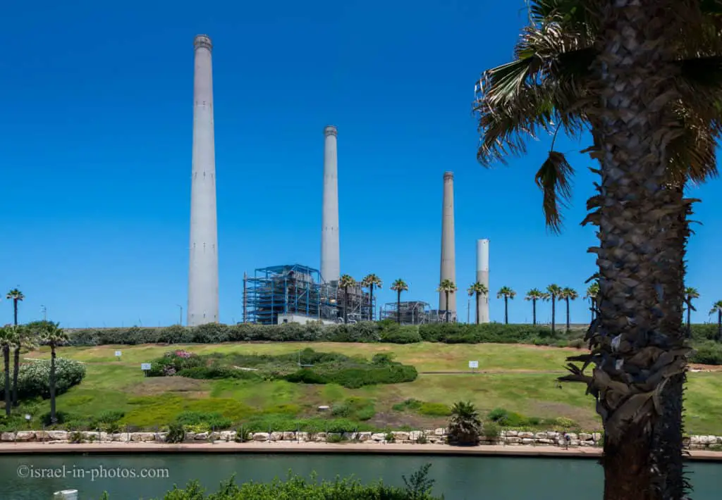Hadera River Park and Orot Rabin power station