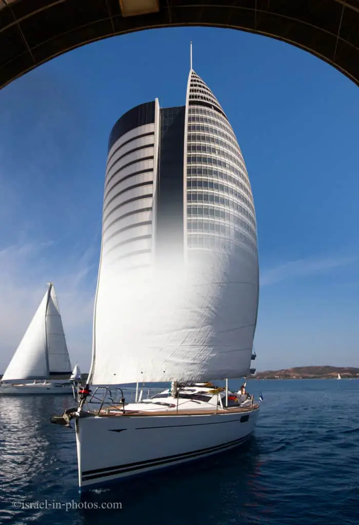 Sail Tower in Haifa, Israel