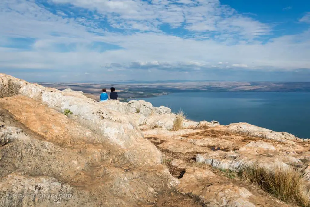 Sea of Galilee view from Arbel National Park