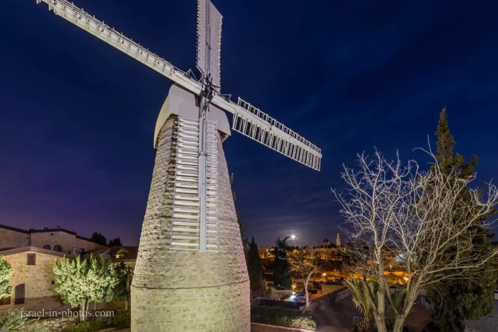 Montefiore Windmill in Mishkenot Sha'ananim