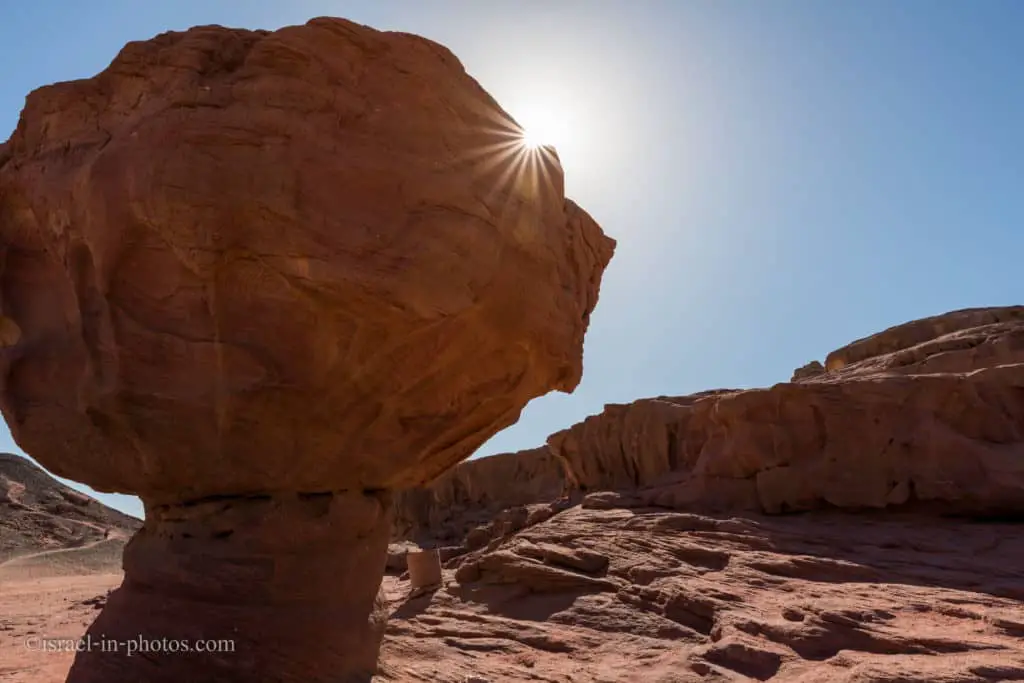 The Mushroom at Timna Park, near Eilat, Israel