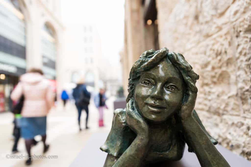Statue at Mamilla Mall