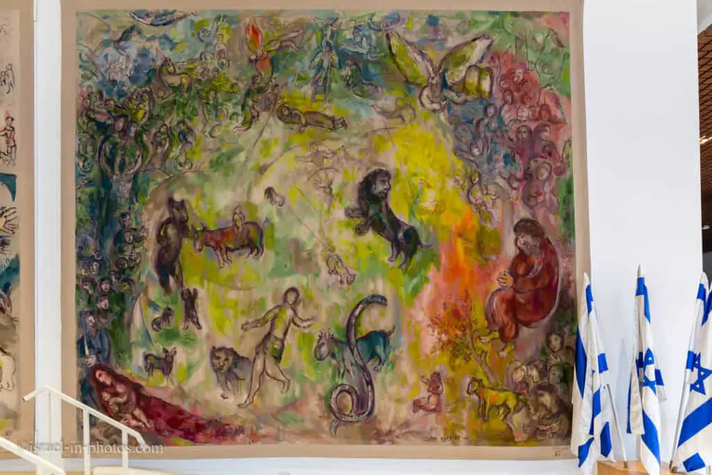 Marc Chagall at the Knesset