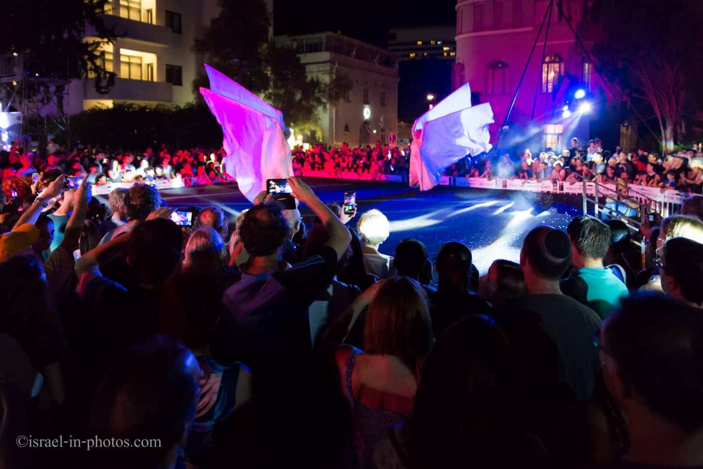 Tel Aviv Walks 11 White Night in Tel Aviv Israel in Photos