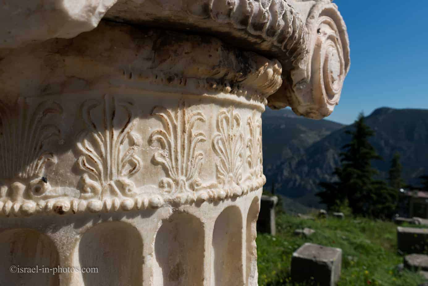 В Delphi археологических раскопок в Греции, Европа