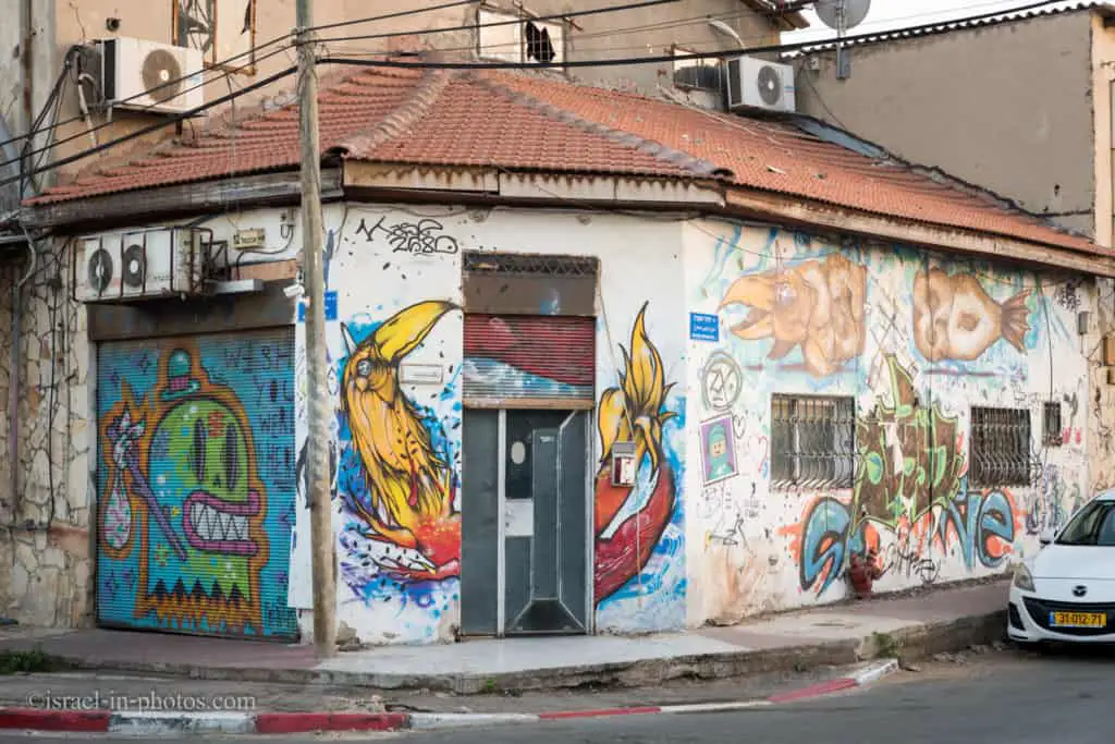 גרפיטי בפלורנטין, תל אביב