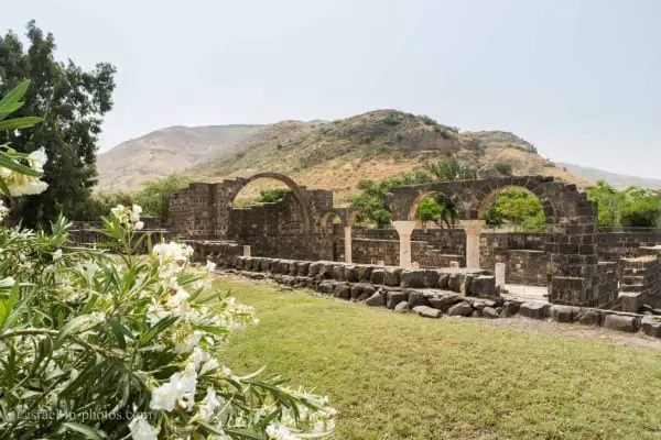 Kursi National Park at Golan Heights, Israel