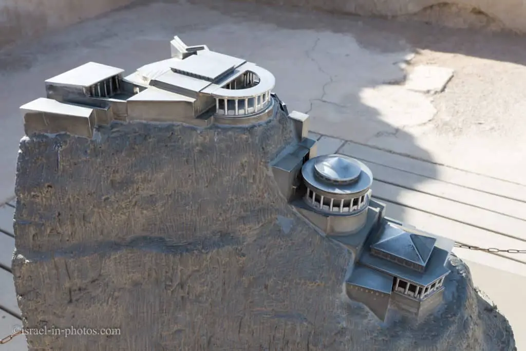 Model of The Northern Palace in Masada