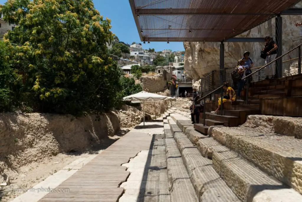 The Pool of Siloam (from the Second Temple period) at the City of David
