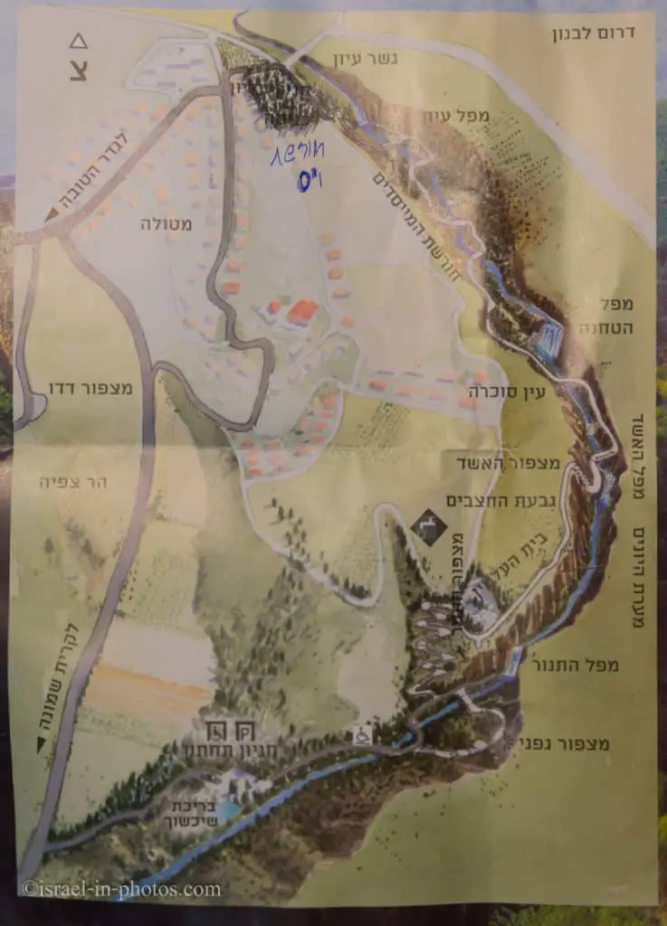 Map of Ayun Stream Nature Reserve