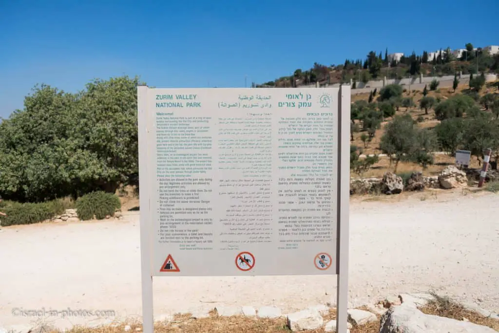 Tzurim Valley National Park