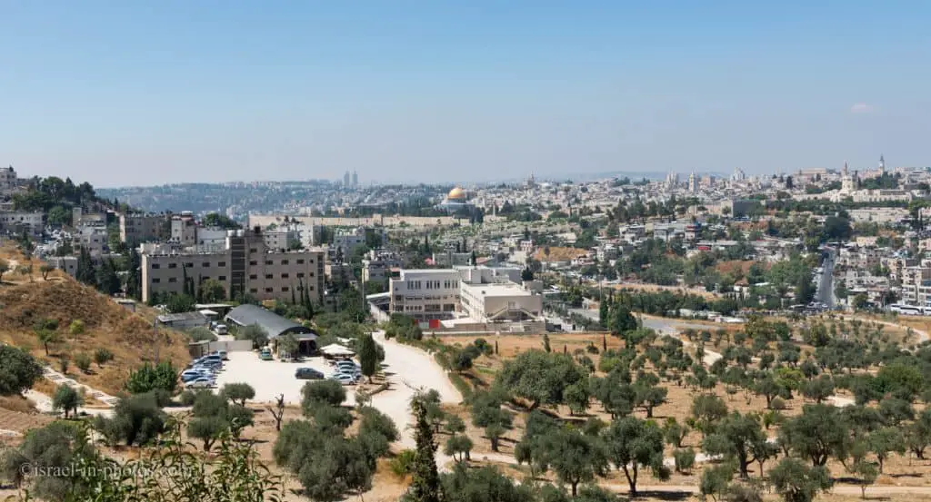 View of Tzurim Valley National Park from the top