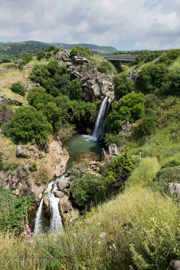 Saar Falls at Golan, Northern Israel