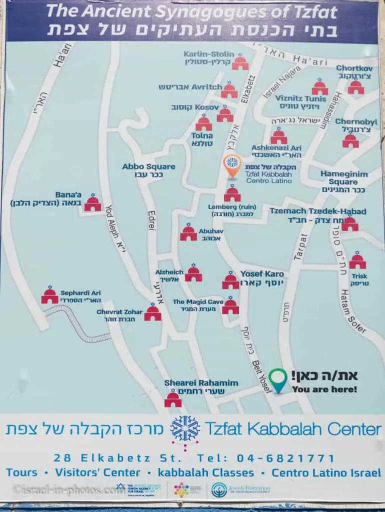 Ancient Synagogues of Safed (Tzfat)