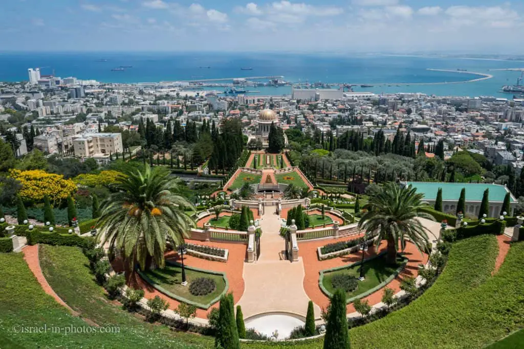 סיור בגני הבהאים בחיפה