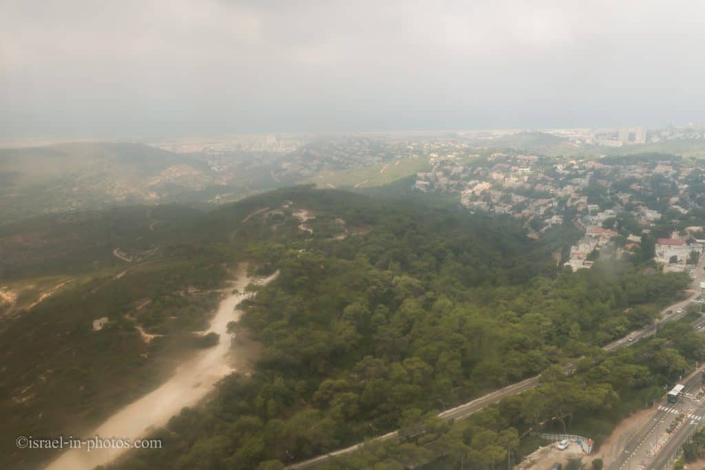 Haifa view from the university observation deck