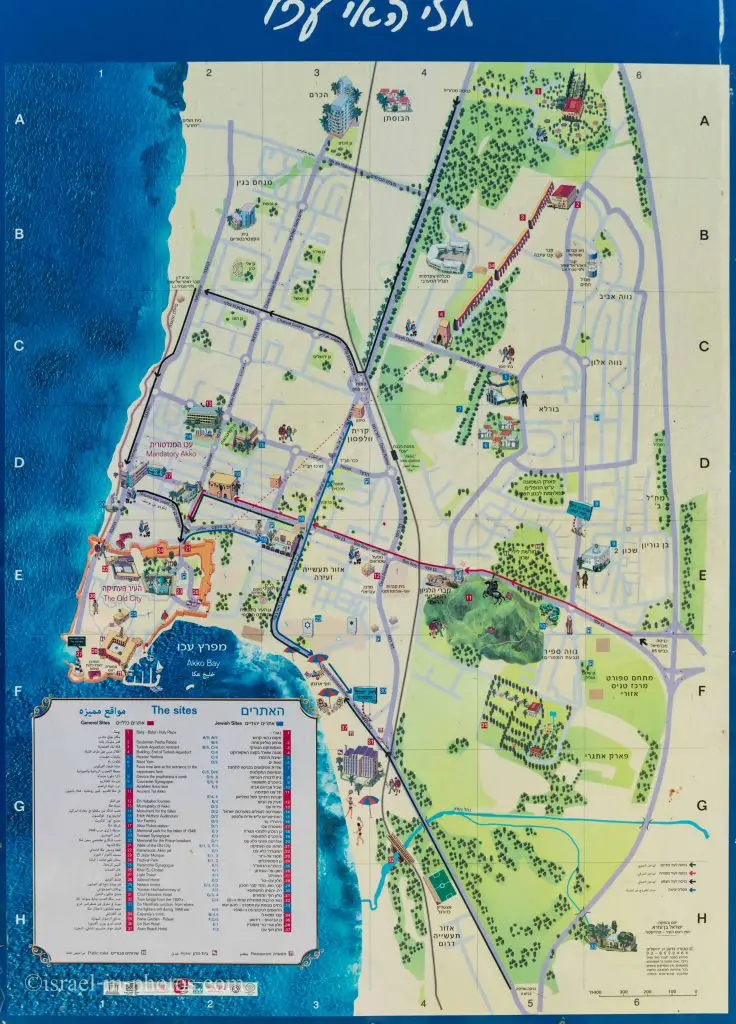 Akko (Acre) Map