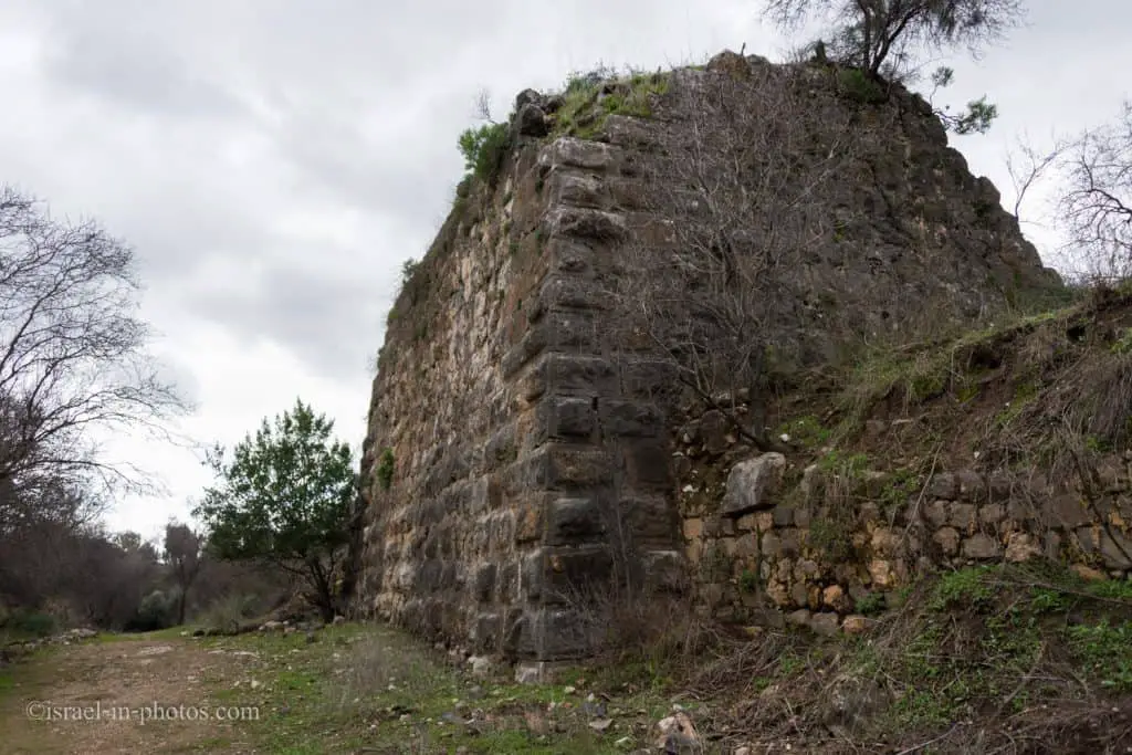 Crusader city wall