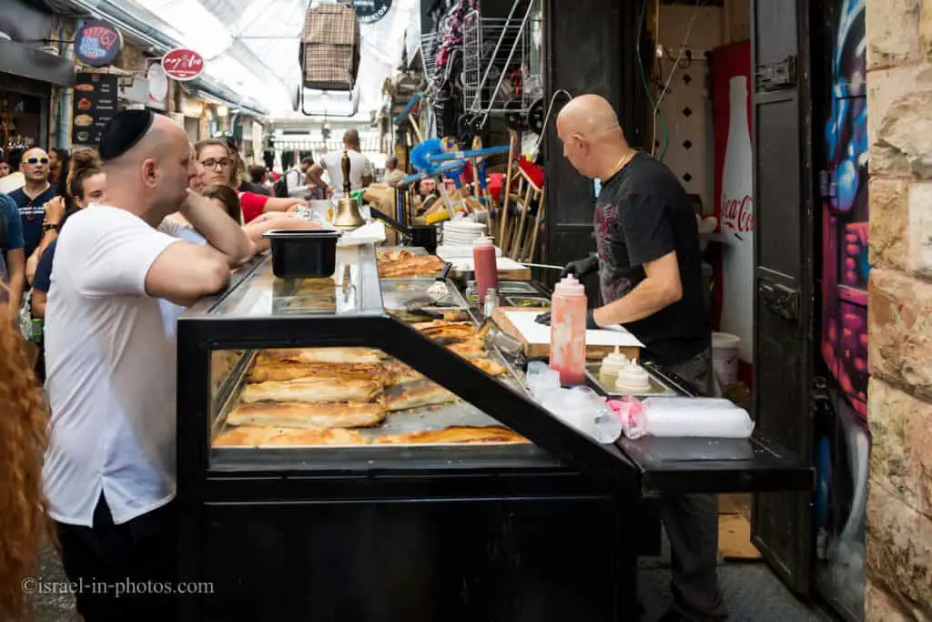 Bourekas at Machane Yehuda Market