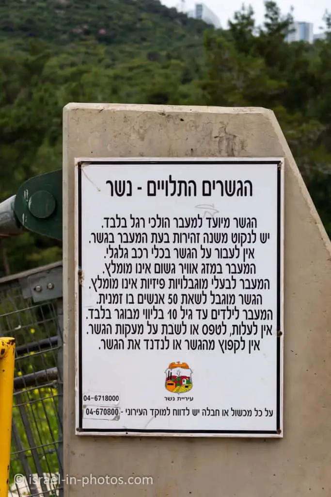 Hanging Bridges at Nesher Park