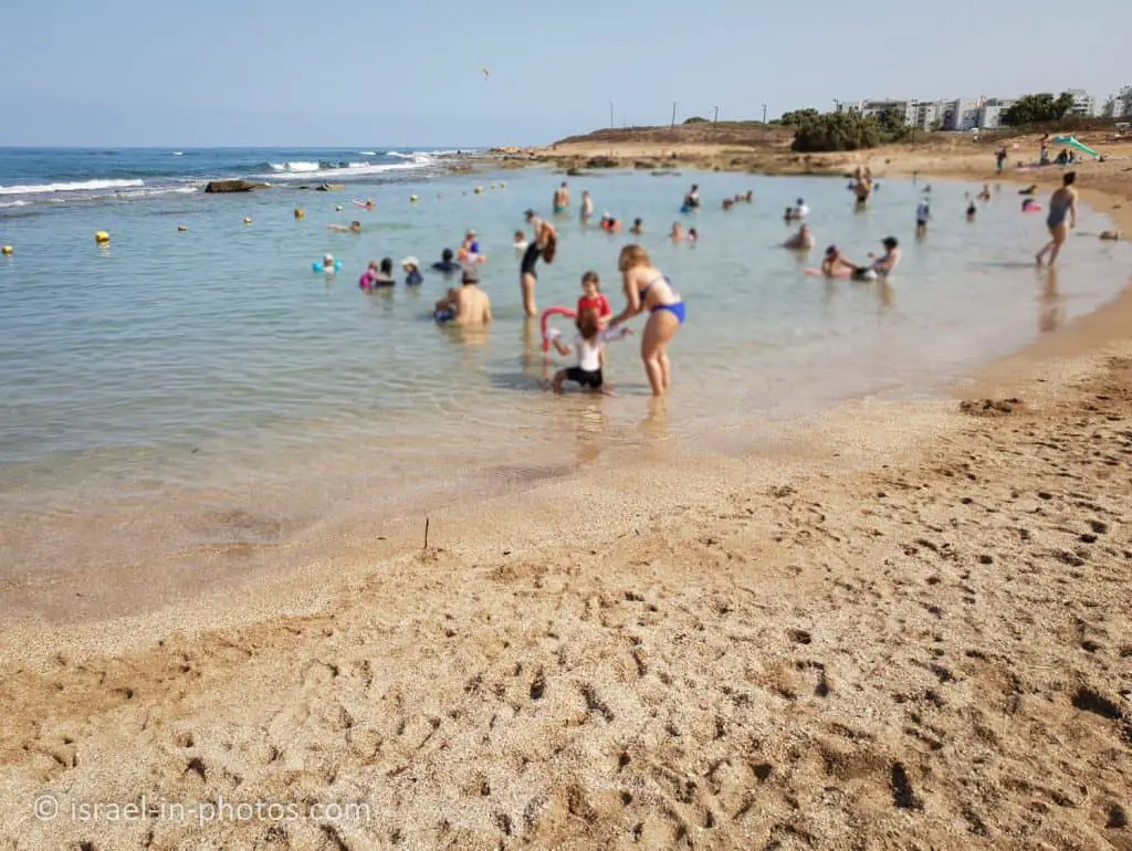 The pool at Shavei Tzion Beach