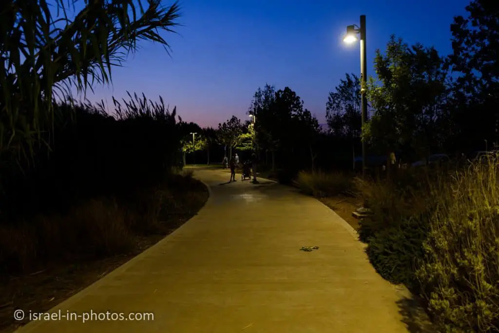 Hod HaSharon Ecological Park at Night